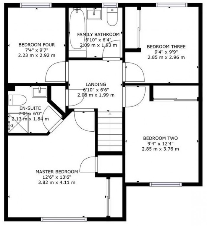 Floorplan for 41 Wigeon Road, TA6