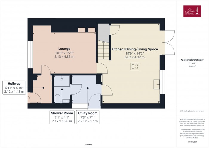 Floorplan for 63 Rowlands Rise, TA7