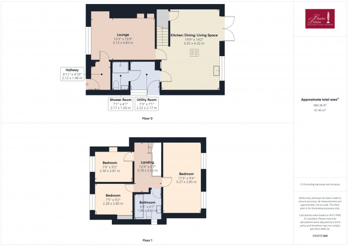 Floorplan for 63 Rowlands Rise, TA7