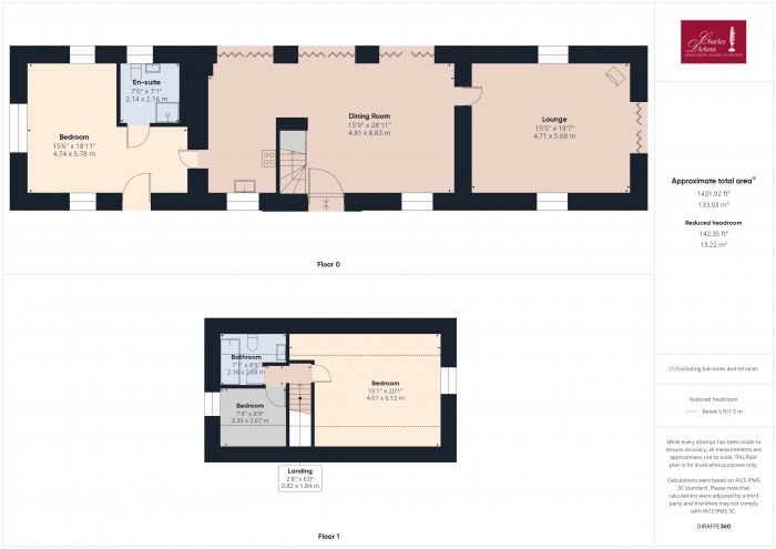 Floorplan for Guards Hill Barn, TA5