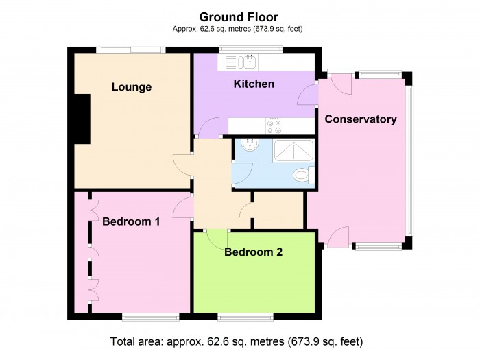 Floorplan for 46 Somerset Road, TA6