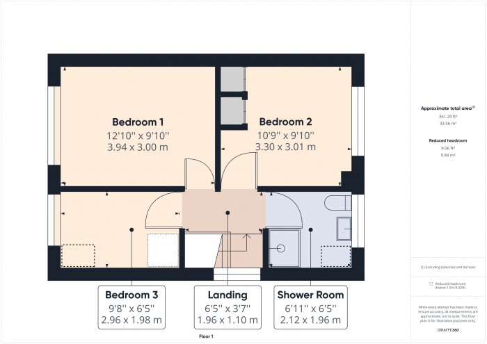 Floorplan for 12 Heathcombe Road, TA6