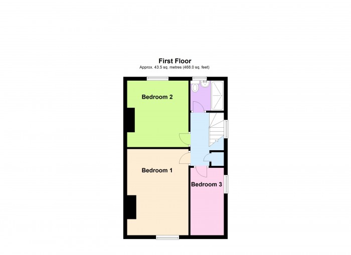 Floorplan for 45 Lyndale Avenue, TA6