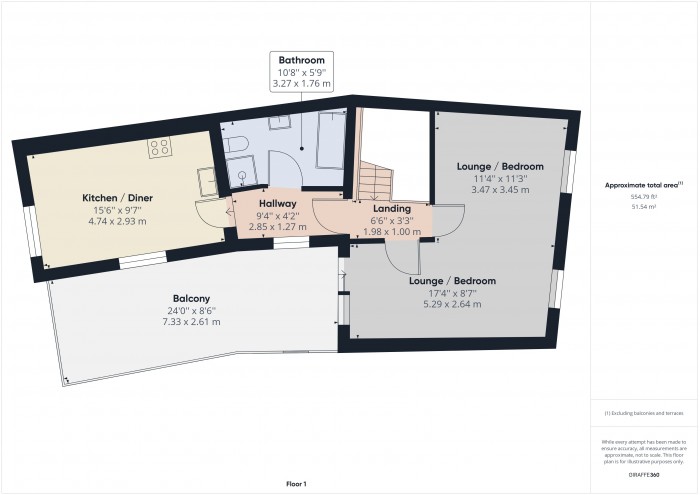 Floorplan for 39 Friarn Street, TA6