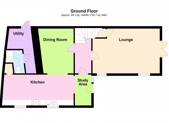 Floorplan for 1A Hyde Park Avenue, TA6