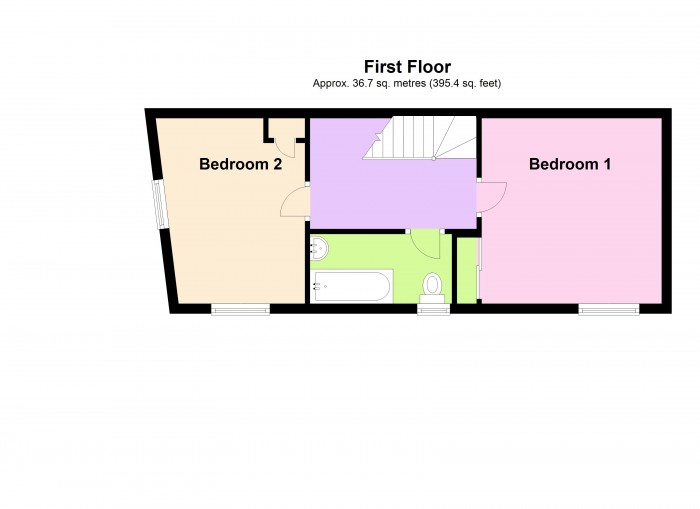 Floorplan for 1A Hyde Park Avenue, TA6