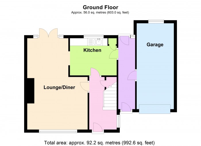 Floorplan for 7 Warwick Avenue, TA6