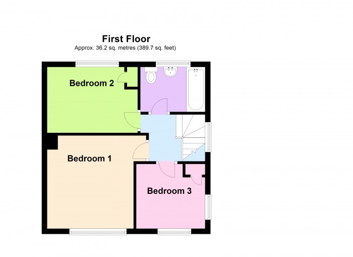 Floorplan for 7 Warwick Avenue, TA6