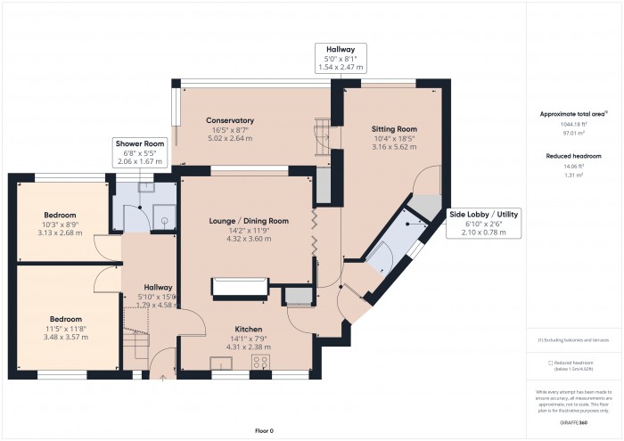 Floorplan for 2 Manor Close, TA7