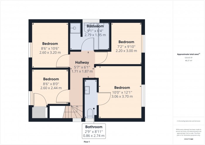 Floorplan for 2 Standards Keep, TA7