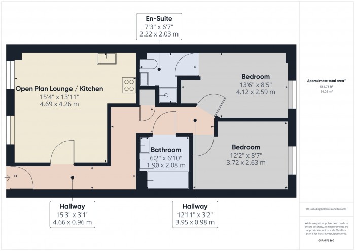 Floorplan for 11 Kings Court, TA6