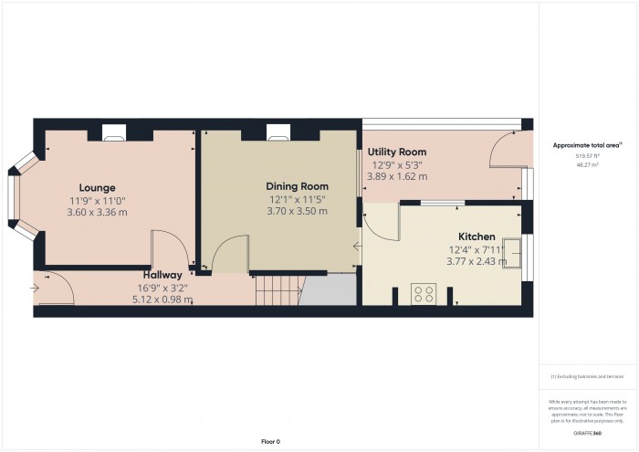 Floorplan for 32 Halesleigh Road, TA6