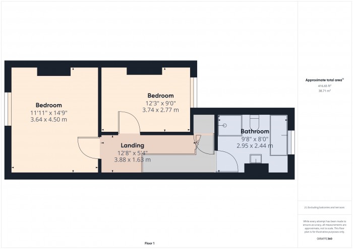 Floorplan for 32 Halesleigh Road, TA6