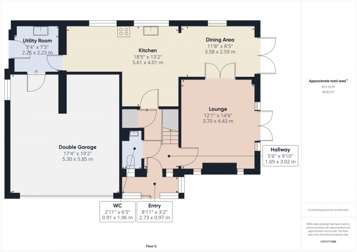 Floorplan for 5 Chaucer Close, TA6