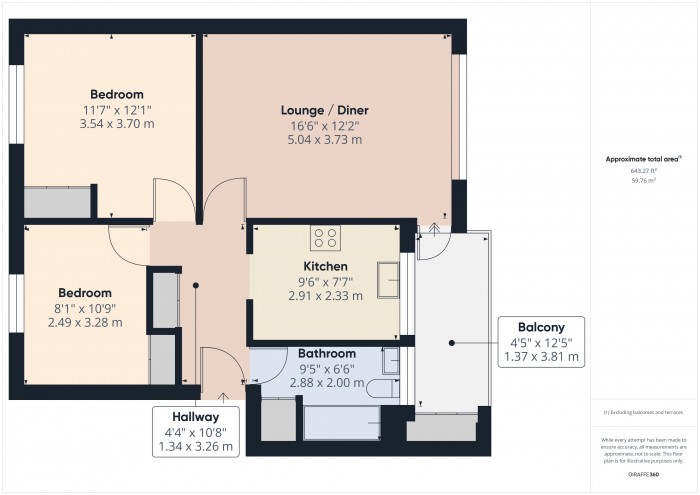 Floorplan for Flat 5, TA6