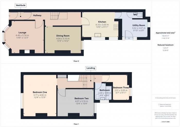 Floorplan for 3 Ashley Avenue, TA8