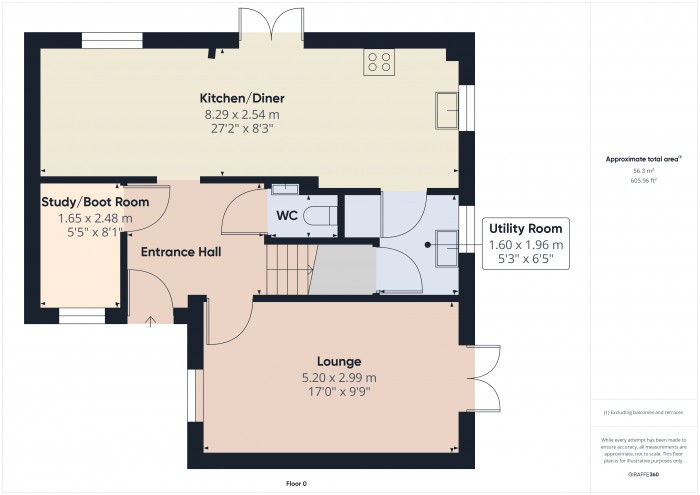 Floorplan for 37 Trivetts Way, TA7