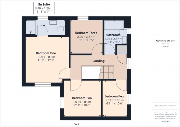 Floorplan for 37 Trivetts Way, TA7