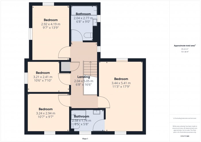 Floorplan for 58 Romney Road, TA6