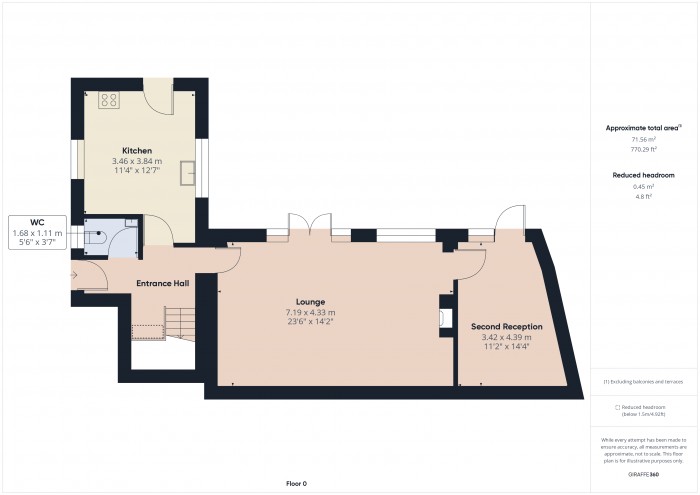 Floorplan for 34 Conway Road, TA5