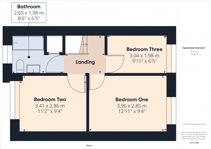 Floorplan for 7 Pear Tree Close, TA6