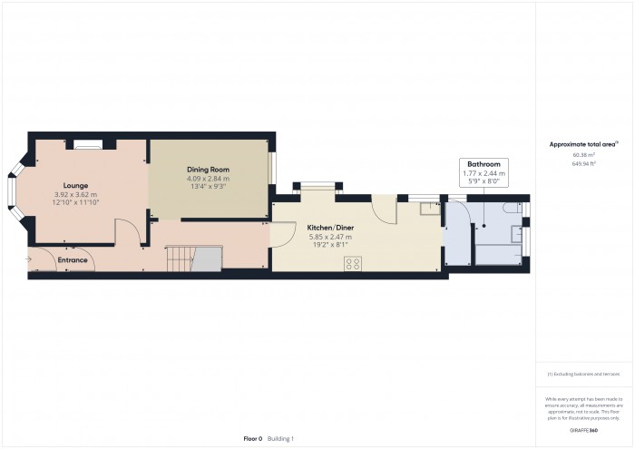 Floorplan for 13 Lyndale Avenue, TA6