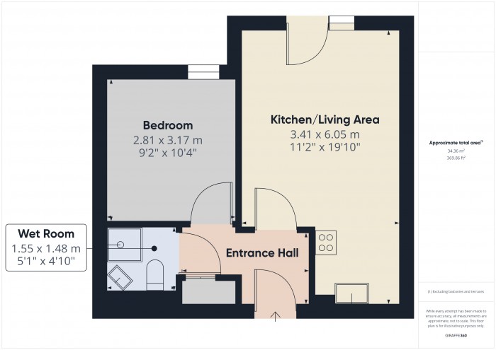 Floorplan for Flat 12, TA6