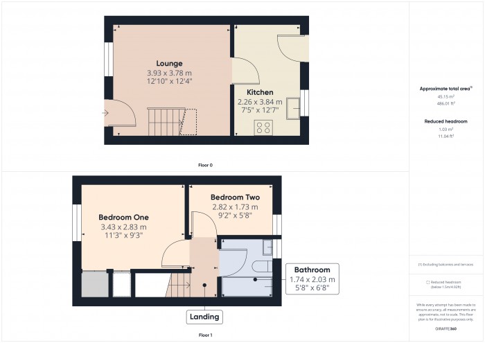 Floorplan for 22 Thompson Close, TA6