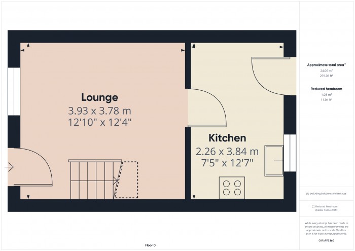 Floorplan for 22 Thompson Close, TA6