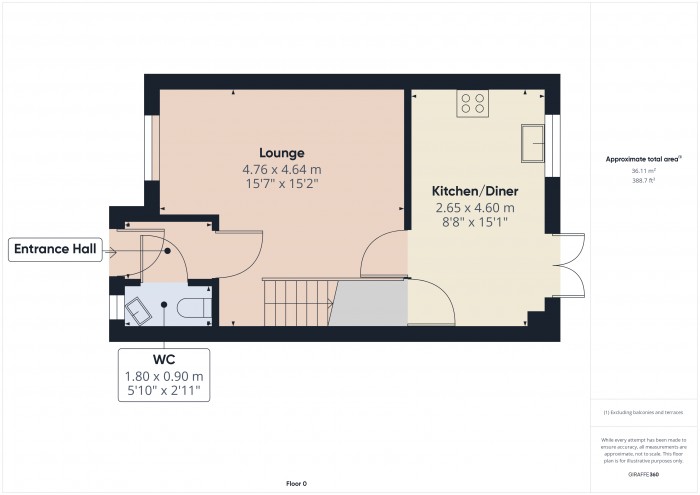 Floorplan for 6 Belgravia Drive, TA6