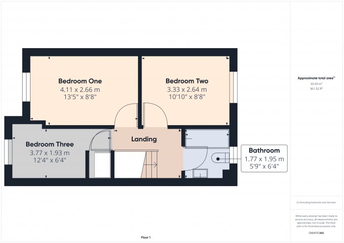 Floorplan for 6 Belgravia Drive, TA6