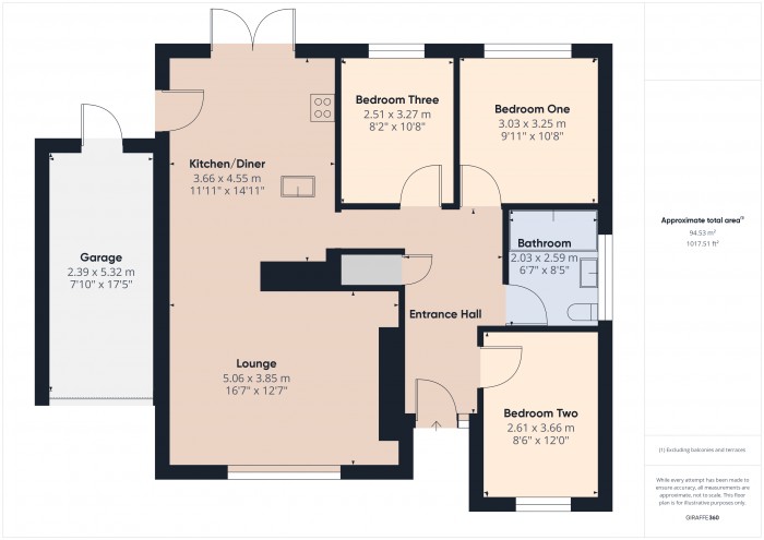 Floorplan for The Willows, TA7