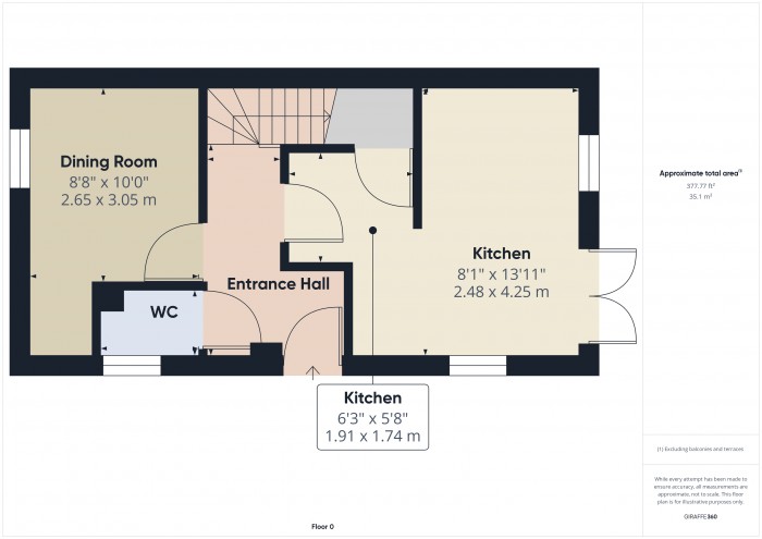 Floorplan for 26 Tundra Walk, TA6