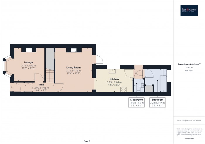 Floorplan for 10 Church Path, TA6