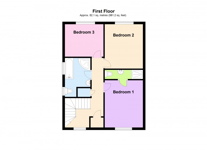 Floorplan for 211 Bristol Road, TA6