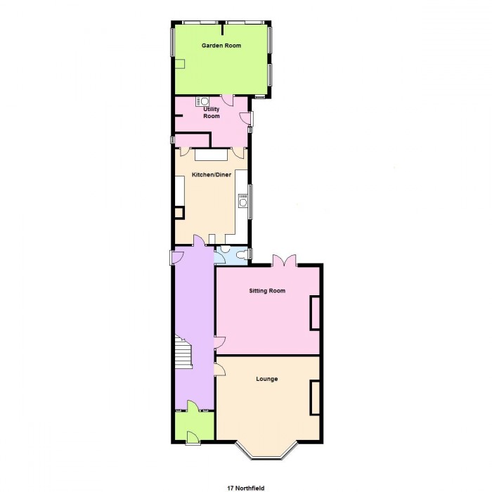 Floorplan for 17 Northfield, TA6