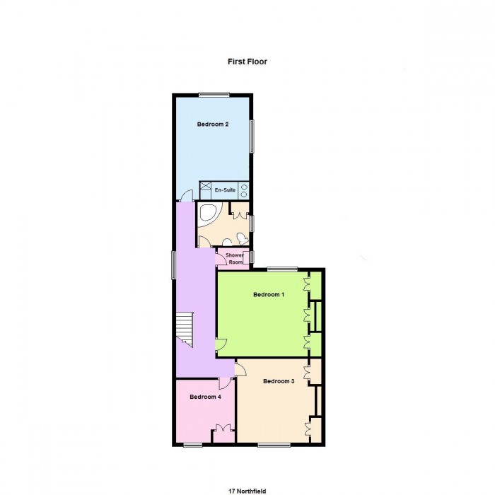 Floorplan for 17 Northfield, TA6