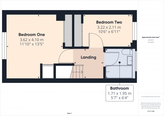 Floorplan for 10 Bush Road, TA5