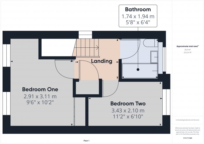 Floorplan for 33 Purley Drive, TA6