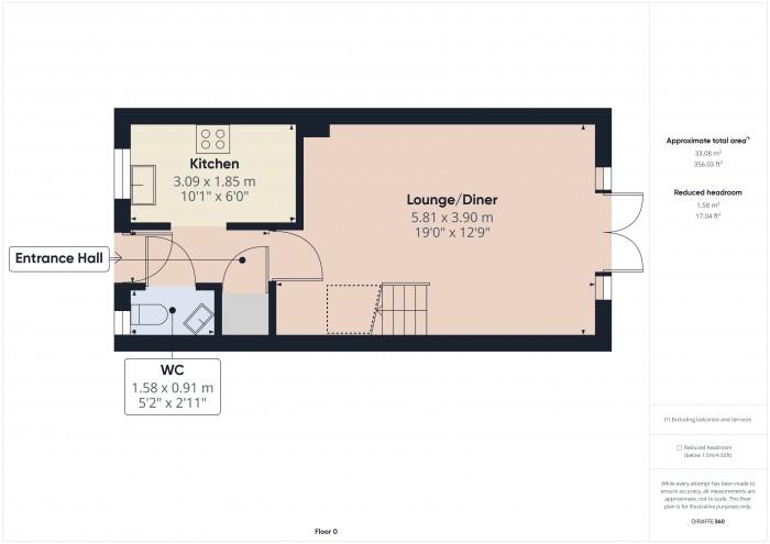 Floorplan for 42 Royal Drive, TA6