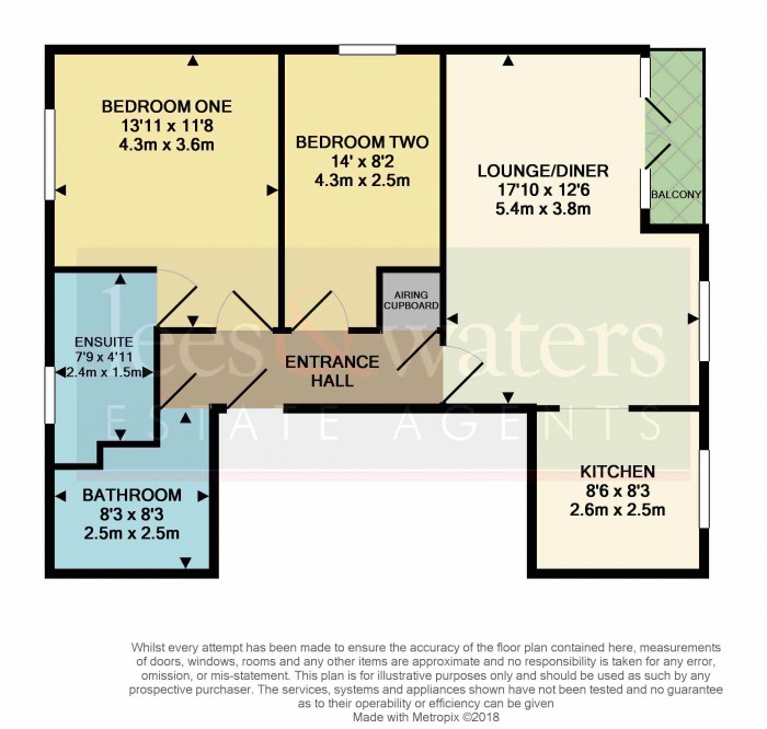 Floorplan for Flat 37, Charlotte Court, TA9