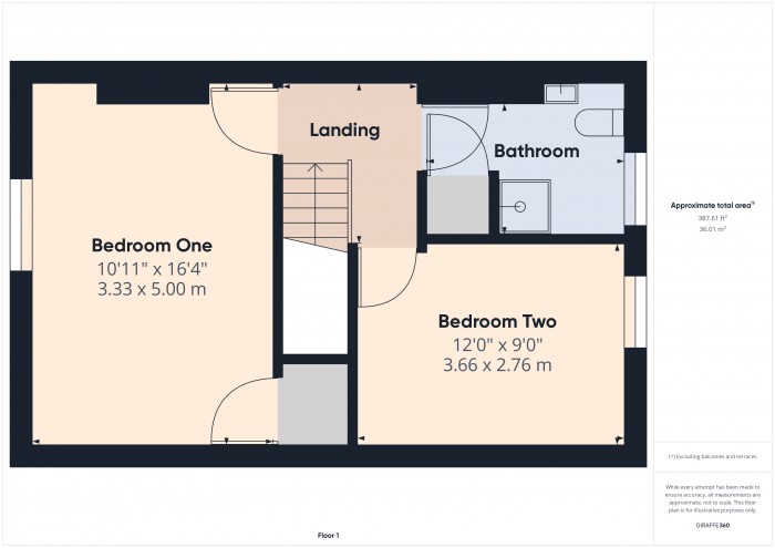 Floorplan for 46 Devonshire Street, TA6