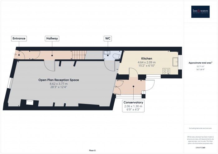 Floorplan for 98 Polden Street, TA6