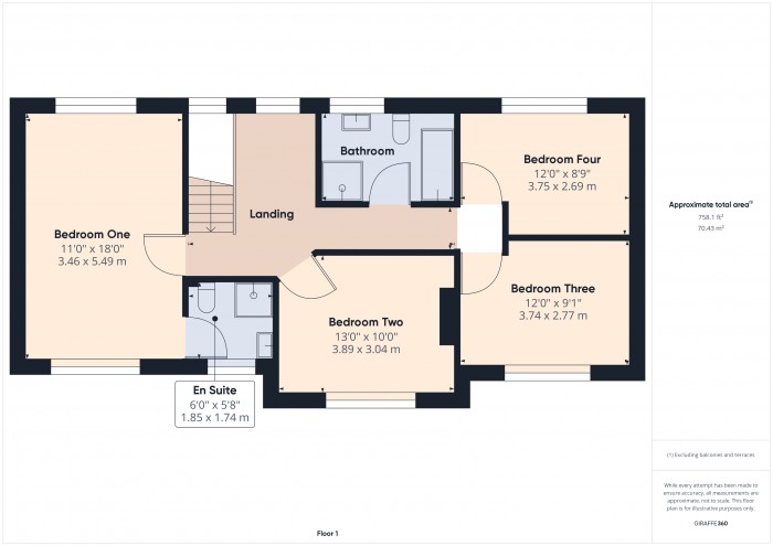 Floorplan for 79 Wembdon Hill, TA6