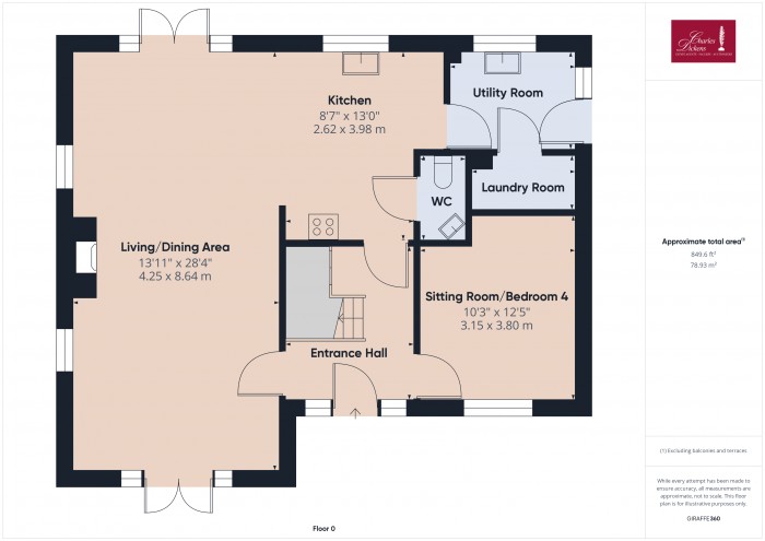 Floorplan for Jasmine House, TA5