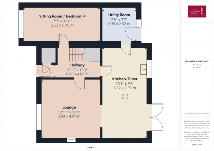 Floorplan for 35 Reed Close, TA6