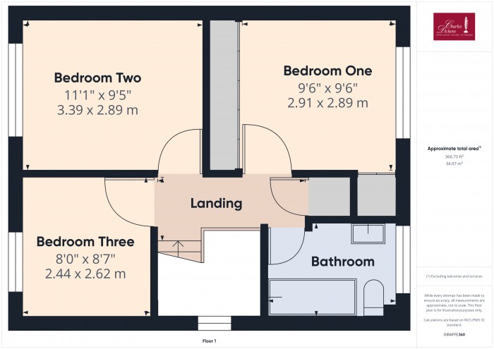 Floorplan for 35 Condell Close, TA6