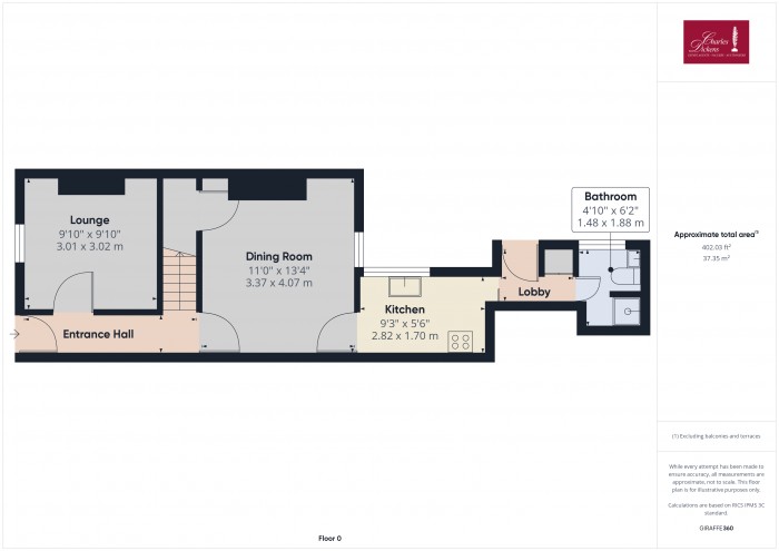 Floorplan for 50 Union Street, TA6