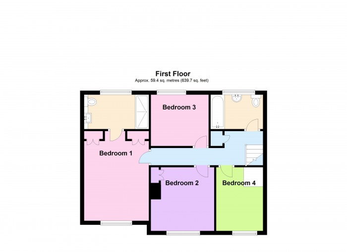 Floorplan for 1 Hardings Close, TA6