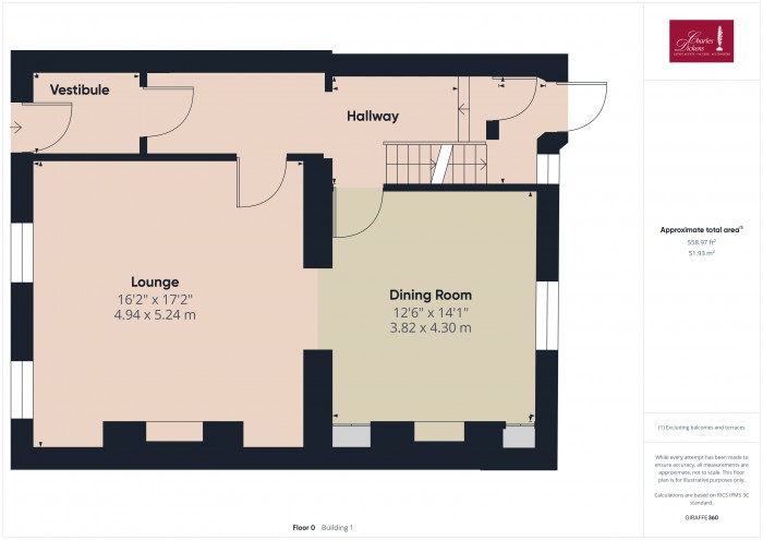 Floorplan for 13 King Square, TA6